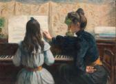SCHEUL G,La leçon de piano,Aguttes FR 2017-09-17