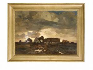 SCHEURITZEL Anton 1874-1954,Märkische Landschaft mit Gehöft,Historia Auctionata DE 2019-10-18