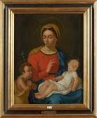 SCHEURS Ch 1800,Vierge à l’’enfant accompagnée de Saint Jean-Bapti,1858,VanDerKindere BE 2015-09-15