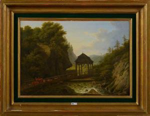 SCHEYERER Franz,Le passage du pont par le berger et son troupeau,1835,VanDerKindere 2018-09-11