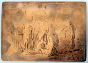 SCHIAMINOSSI Raffaello,Cristo consegna le chiavi a Pietro,1871,Pirone Casa d'Aste 2020-07-21