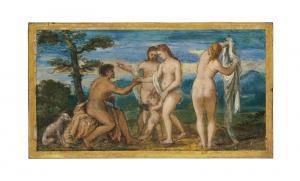 SCHIAVONE Andrea Meldolla 1522-1563,The Judgment of Paris,Christie's GB 2012-06-06