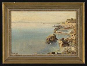 SCHICK Gottlieb 1776-1812,Felsige Meeresküste bei Crikvenica in Kroatien,Galerie Bassenge 2018-06-01