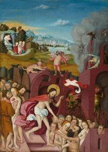 SCHICK II Thomas,Zwei Tafeln eines Retabels: Christus im Limbus und,Galerie Koller 2015-09-18