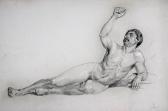 SCHICKEDANZ Albert 1846-1915,Male nude,Nagyhazi galeria HU 2017-03-07