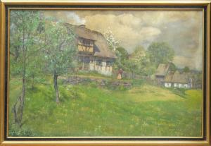 SCHICKTANZ Karl 1800-1900,Bäuerin im Garten,Scheublein Art & Auktionen DE 2021-02-05