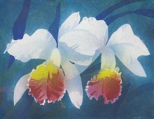 SCHIEFER KUNO 1948,Orchidee,1985,Galerie Bassenge DE 2017-05-27