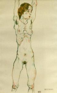 SCHIELE Egon 1890-1918,Female Nude,Rosebery's GB 2010-08-03