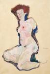 SCHIELE Egon 1890-1918,Seated Female Nude,1911,Germann CH 2023-11-27