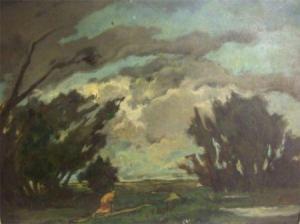SCHIELING TORDAI,Traveller in a Stormy Landscape,Keys GB 2011-12-09
