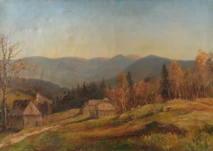 SCHIER Franz 1852-1922,romantische Landschaft,Mehlis DE 2020-08-27