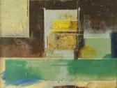 SCHIESS Hans Rudolf 1904-1978,Abstrakte Komposition,1961,Germann CH 2012-06-11