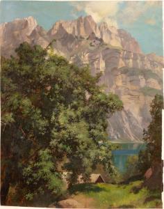 SCHIESS Traugott 1834-1869,The Walensee,Sotheby's GB 2023-03-23