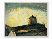 SCHIESTL Karl 1899-1966,Landscape with Windmill,1950,Auctionata DE 2015-08-21