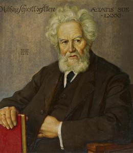 SCHIESTL Rudolf 1878-1931,Portrait des Vaters des Künstlers, des Bildhauers ,Van Ham DE 2021-06-02