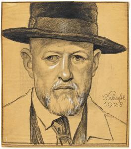 SCHIESTL Rudolf 1878-1931,Self-portrait,1928,Van Ham DE 2021-11-18