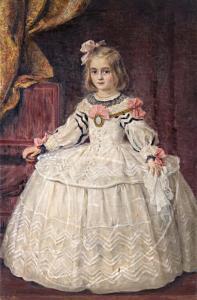 SCHIFF Robert 1869-1935,Girl in ball dress,Nagyhazi galeria HU 2017-05-30