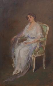SCHIFF Robert 1869-1935,Portrait of a lady in a chair,Aspire Auction US 2017-09-09