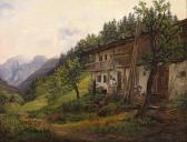 SCHIFFER Anton 1811-1876,Farming in the Alps,Palais Dorotheum AT 2010-12-07