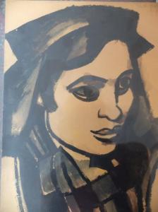 SCHIFFERS Arno 1901-1964,Portrait d'une sénane (Ile de Sein),1948,Morand FR 2016-07-19