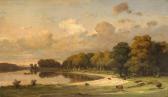 SCHILKING Heinrich 1815-1895,Weide in der Au,1892,Historia Auctionata DE 2018-09-22