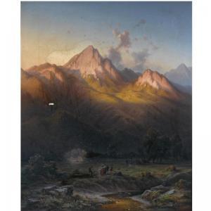 SCHILLER FELIX,A MOUNTAINOUS LANDSCAPE,1851,Sotheby's GB 2008-12-17