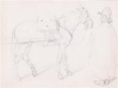 SCHINDLER Carl 1821-1842,A study of a coachman and his horse,Palais Dorotheum AT 2016-03-30