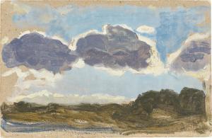 SCHINDLER Osmar 1867-1927,Cloud study,1900,Villa Grisebach DE 2022-06-01