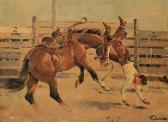 SCHINTZ THEODOOR MARIE 1904-1970,Bucking Horse,Levis CA 2023-11-05