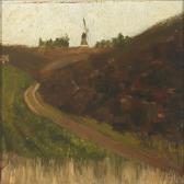 SCHIOLER Henning 1898-1966,Landscape with a mill,Bruun Rasmussen DK 2011-04-04