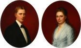 SCHIOTT August Heinrich 1823-1895,A pair of portraits of the siblings Marinus ,1876,Bruun Rasmussen 2020-02-17