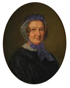 SCHIOTT August Heinrich 1823-1895,Portrait of Anette Christine, ,1866,Bellmans Fine Art Auctioneers 2024-01-15