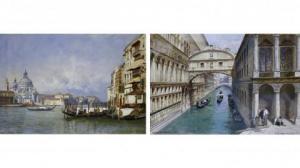 SCHIPPERUS Pieter Adriaan C 1840-1929,Ponte dei Sospiri, Venezia,1919,Venduehuis NL 2022-10-11