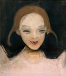 SCHJERFBECK Helene 1862-1946,SMILING GIRL,1921,Bukowskis SE 2011-12-14