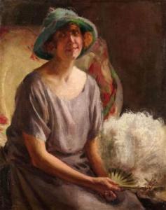 SCHLAGETER Eduardo 1893,Portrait de femme,1920,Aguttes FR 2010-05-05