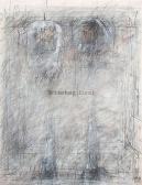 SCHLAGETER SIBYLLE 1943,Zwei stehende Figuren,1991,Winterberg Arno DE 2017-05-13