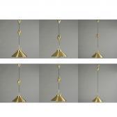 SCHLEGEL Frits 1896-1965,A set of six brass pendants,Bruun Rasmussen DK 2016-01-25