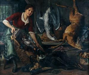 SCHLEGEL Karl A 1800-1900,The Game Larder,Bellmans Fine Art Auctioneers GB 2021-05-25