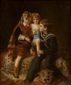 SCHLESINGER Henry Guillaume 1814-1893,Les enfants,1882,Bonhams GB 2013-01-13