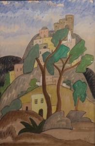 SCHLESINGER Samuel 1896-1986,Landscape,Matsa IL 2017-05-09