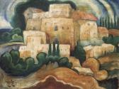 SCHLESINGER Samuel 1896-1986,Landscape in the Galilee,Montefiore IL 2006-05-31