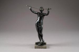 SCHLIPF Eugen 1869-1943,La Joueuse de Flûte,Galerie Moderne BE 2018-09-11