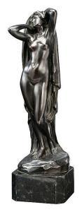 SCHLIPF Eugen 1869-1943,Standing nude with long cloth,1910,Kaupp DE 2014-06-28