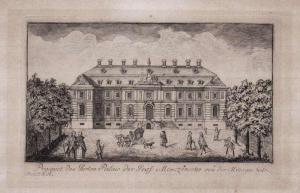 SCHLITTERLAU Friedrich 1730-1782,Prospect des Gartenpalais der Graef,Schmidt Kunstauktionen Dresden 2014-12-06