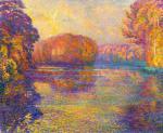 SCHLOBACH Willy 1865-1951,Indian Summer,1913,Stahl DE 2020-09-26