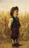 SCHLOESSER G 1800-1800,A little rascal by a wheatfield; and Another similar,Christie's GB 2002-03-28