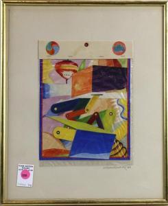 SCHLOTZHAUER Harold Hal 1941,Untitled (Geometric Whimsy),1966,Clars Auction Gallery US 2020-09-13