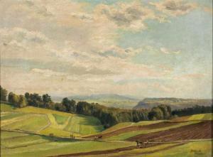 SCHMID Julius 1901-1965,Oberschwäbische Landschaft,Zeller DE 2019-06-25