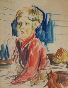 SCHMIDL WAEHNER Trude 1900-1979,PORTRAIT OF A YOUNG BOY,Potomack US 2019-11-16