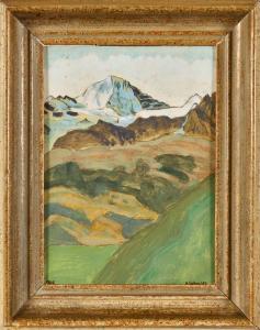 SCHMIDT Albert 1883-1970,Paysage de montagne,1945,Dobiaschofsky CH 2023-11-08